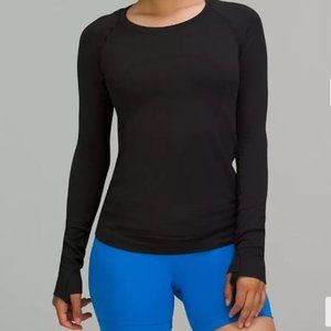 Lululemon Run Slim Fit Swiftly Top in Black